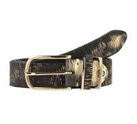 b.belt Ceinture en cuir schwarz/gold-metallic (BB0958L64-100-7917)