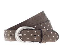 b.belt ceinture Lilou Silver Leder-Nietengürtel W95