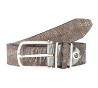 b.belt Fashion Basics Cuno Ceinture en cuir 80 cm couleur argent