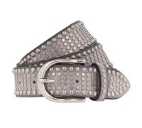 b.belt Riva Ceinture à rivets en cuir 80 cm rose
