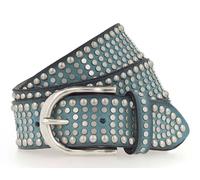 b.belt Riva Colour Leather Belt W90 Light Blue