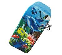 B Best Sporting Bodyboard pour enfants en forme de requin ou tortue - Planche de surf pour enfants - 92 x 46 x 5 cm - Jusqu'à 75 kg - Planche de surf pour enfants - Bodyboard pour le surf (dauphin)