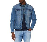 b BLEND 20710737 Veste en Jean, Denim Middle Blue (200291), XXL Hommes