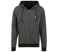 b BLEND Nuka Veste en Sweat Zippé Sweat-Shirt À Capuche pour Homme À Capuche, Taille:M, Couleur:Charcoal Mix (200278)