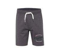 b BLEND Torben Short de jogging pour homme avec taille côtelée et cordon de serrage Coupe droite - Gris - 3XL