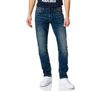 b BLEND Twister Multiflex Slim Fit-Noos Jeans, Denim Bleu foncé (200292), 33 W/32 L Homme