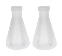 B Blesiya 2pcs 250ml Laboratoire Graduée En Plastique Fiole Conique Erlenmeyer, Mesure, Mur Lisse épaissi
