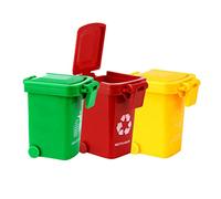 B Blesiya 3/Set Modèle Poubelle pour Camion de Poubelle Jouet Voiture pour Enfants Jouets Amusant