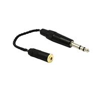 B Blesiya 4.4mm Femelle à 6.35mm Mâle Balance Plug Converter Câble Audio Noir, 1pcs