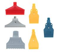 B Blesiya 6pcs Buse de Soufflage d'Air Taille du Filetage Jet de Vent Plat Accessoires Pneumatiques Buse de Ventilateur 1/4