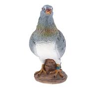 B Blesiya Oiseau Pigeon Réaliste Statue Ornement Figure artificielles - Blanc B