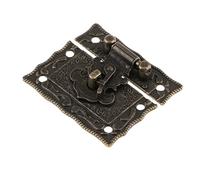 B Blesiya Rétro Gaufrage Bijoux Coffret Cadeau Coffre Valise Poignée Fermoir Loquet Verrou Mini Kit De Charnière