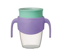 b.box 360 tasse, gobelet et bécher pour tout-petits avec rebord en silicone, mécanisme de verrouillage anti-déversement pour déplacement, compatible avec lave-vaisselle, 250 ml