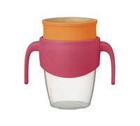 b.box 360 tasse, gobelet et bécher pour tout-petits avec rebord en silicone, mécanisme de verrouillage anti-déversement pour déplacement, compatible avec lave-vaisselle, 250 ml