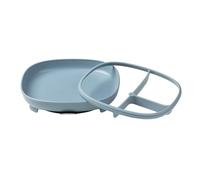 b.box Assiette Ventouse pour Bébé 2-en-1 | Assiette à Ventouse | Assiette pour Bébé | Séparateur Amovible pour s’Adapter à l’Âge de Bébé | Bords Incurvés pour un Ramassage Facile | 6 Mois et +