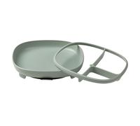 b.box Assiette Ventouse pour Bébé 2-en-1 | Assiette à Ventouse | Assiette pour Bébé | Séparateur Amovible pour s’Adapter à l’Âge de Bébé | Bords Incurvés pour un Ramassage Facile | 6 Mois et +