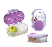 b.box Boite à Collation | Mini Boîte à Déjeuner | Boite à Goûter Enfant avec 2 Compartiments | Idéal pour les Tout-Petits et les Enfants | Peut Contenir un Fruit Entier | Sans BPA