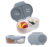 b.box Boite à Collation | Mini Boîte à Déjeuner | Boite à Goûter Enfant avec 2 Compartiments | Idéal pour les Tout-Petits et les Enfants | Peut Contenir un Fruit Entier | Sans BPA