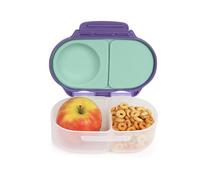b.box Boîte à goûter | Mini boîte à bento avec 2 compartiments étanches | Idéale pour les tout-petits, les repas et les collations | Convient aux fruits entiers | Sans BPA