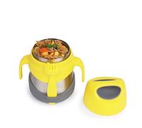 b.box Boîte à Repas Isotherme avec Poignée Amovible/Fourchette Intégrée Lemon Sherbet 1 Unité