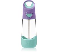 b.box Bottle with Straw gourde avec paille Lilac Pop 1 pcs