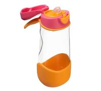 b.box Gourde Sport à Bec | Bouteille d'Eau à Préhension Facile et Couvercle Étanche | Design Moderne et Cool Adapté aux Enfants, Inclinez et Sirotez | 450 ml