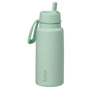 b.box Bouteille Isotherme à Capuchon Rabattable de 1 L | Acier Inoxydable Isolant Triple Couche | Conserve les Boissons Froides Jusqu'à 46 Heures | 1 L