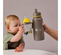B.Box Bouteille isotherme avec paille 1 l Batman