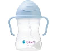 Tasse d'apprentissage avec paille pondérée Bleu 240 ml
