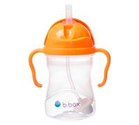 B.Box Gobelet à bec avec paille lestée et poignées faciles à prendre en main, bouteille d'eau réutilisable pour bébé avec couvercle à rabat simple