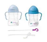 b.box Gobelet avec paille, tasse étanche pour bébé, gobelet anti-fuite pour tout-petits dès 6 mois, bouteille d’eau ou de lait pour bébé, sans BPA, passe au lave-vaisselle, 240 ml