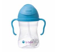 b.box Tasse d'Apprentissage Bébé | Pour Boire Quel que Soit l'Angle | Couvercle Rabattable, Gobelet avec Paille, Prise en Main Facile | Sans BPA, Passe au Lave-Vaisselle | Dès 6 Mois | 240 ml