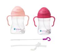 b.box Gobelet avec paille, tasse étanche pour bébé, gobelet anti-fuite pour tout-petits dès 6 mois, bouteille d’eau ou de lait pour bébé, sans BPA, passe au lave-vaisselle, 240 ml