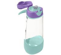 b.box Gourde Sport à Bec | Bouteille d'Eau à Préhension Facile et Couvercle Étanche | Design Moderne et Cool Adapté aux Enfants, Inclinez et Sirotez | 600 ml