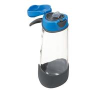 b.box Gourde Sport à Bec | Bouteille d'Eau à Préhension Facile et Couvercle Étanche | Design Moderne et Cool Adapté aux Enfants, Inclinez et Sirotez | 600 ml
