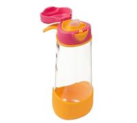 b.box Gourde Sport à Bec | Bouteille d'Eau à Préhension Facile et Couvercle Étanche | Design Moderne et Cool Adapté aux Enfants, Inclinez et Sirotez | 600 ml
