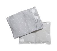 b.box Grande Poche de Glace | Poche de Glace en Gel | Poche de Froid Réutilisable pour Sac à Déjeuner, pour Bobos d'Enfants | Gel Sûr | Housse en Tissu Absorbant Incluse | Lot de 2
