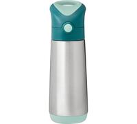 b.box Insulated Drink Bottle bouteille isotherme avec paille Emerald Forest 1 pcs