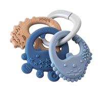 b.box Lot de 3 Anneaux de Dentition | 3 Anneaux de Dentition Texturés sur Anneau Détachable | Jouet de Dentition pour Bébé de 3 Mois et Plus | Apaisants | Massage en Douceur