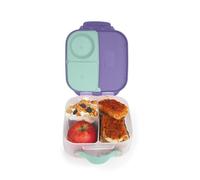 b.box Mini boîte à déjeuner pour enfants avec 3 compartiments (2 hermétiques) Idéal pour les déjeuners et les collations Sans BPA
