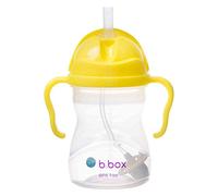 b.box Tasse d'Apprentissage Bébé | Pour Boire Quel que Soit l'Angle | Couvercle Rabattable, Gobelet avec Paille, Prise en Main Facile | Sans BPA, Passe au Lave-Vaisselle | Dès 6 Mois | 240 ml