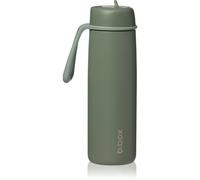 B.Box Stainless Steel Thermos Bottle bouteille isotherme avec paille Olive 690 ml