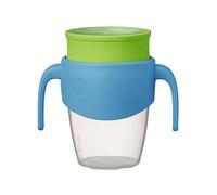 b.box Tasse 360 | Tasse d'Apprentissage Bébé avec Rebord en Silicone | Mécanisme de Verrouillage Anti-Déversement Pratique en Balades | Passe au Lave-Vaisselle | 250 ml