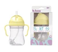 b.box Tasse à Paille Lestée | Pour Boire Quel que Soit l'Angle | Couvercle Rabattable, Gobelet avec Paille, Prise en Main Facile | Sans BPA, Passe au Lave-Vaisselle | Dès 6 Mois | 240 ml