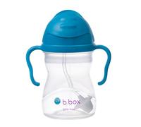 b.box Tasse à Paille Lestée | Pour Boire Quel que Soit l'Angle | Couvercle Rabattable, Gobelet avec Paille, Prise en Main Facile | Sans BPA, Passe au Lave-Vaisselle | Dès 6 Mois | 240 ml