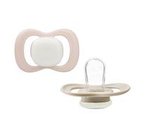 b.box Tétine Phosphorescente Taille 1 | En Silicone | Phosphorescente | 0-6 Mois | Tétine et Collerette Symétriques en Silicone | Sans BPA (Lot de 2)