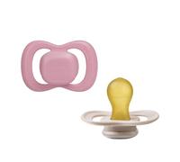 b.box Tétine Taille 2 | En Latex de Caoutchouc Naturel | Téterelle Ronde | Tétine 6 Mois et Plus (Lot de 2)