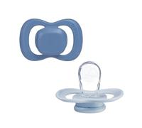 b.box Tétine Taille 2 | En Silicone | 6 Mois et Plus | Tétine et Collerette Symétriques en Silicone | Sans BPA (Lot de 2)