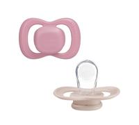 b.box Tétine Taille 2 | En Silicone | 6 Mois et Plus | Tétine et Collerette Symétriques en Silicone | Sans BPA (Lot de 2)