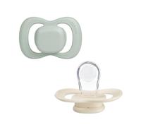 b.box Tétine Taille 2 | En Silicone | 6 Mois et Plus | Tétine et Collerette Symétriques en Silicone | Sans BPA (Lot de 2)